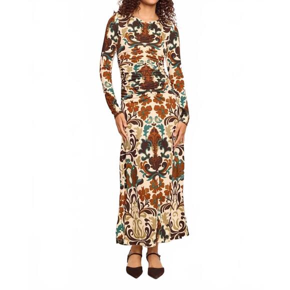 NEW CARA CARA maisy long sleeve dress in mira stone - hulwithkids.com